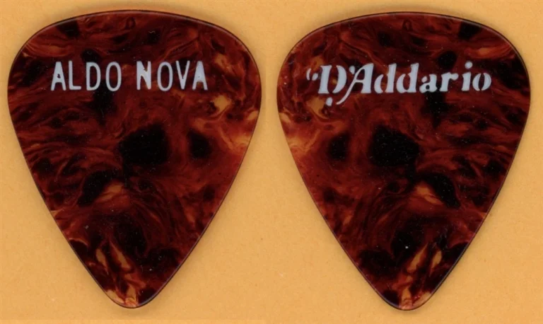 Aldo Nova 1st Custom Vintage Guitar Pick - 1988 US Tour