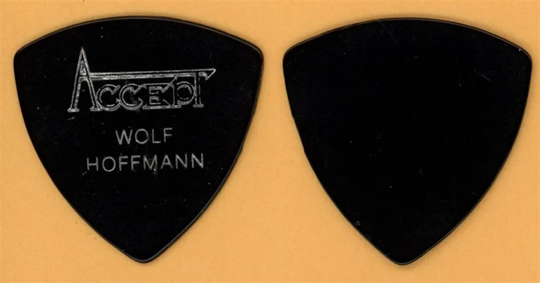 Accept Wolf Hoffmann Vintage Guitar Pick - 1982 Restless and Wild Tour