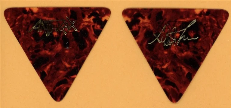 Anthrax Scott Ian Vintage Guitar Pick - 1985 Spreading The Disease Tour