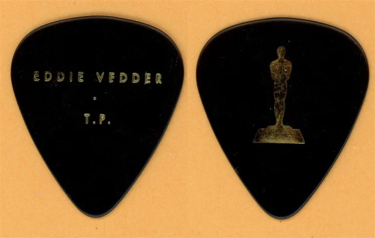 Pearl Jam Eddie Vedder Tom Petty Tour Guitar Pick - 2018 Ocsars Memoriam