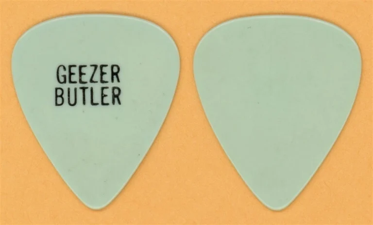 Black Sabbath Geezer Butler Vintage Guitar Pick - 1978 Nevre Say Die Tour
