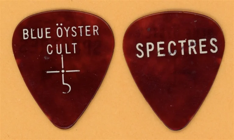 Blue Oyster Cult Vintage Guitar Pick - 1977 Spectres Tour