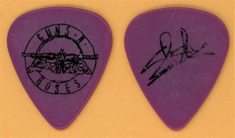 Guns N Roses Slash Purple Vintage Guitar Pick - 1987 Appetite for Destruction