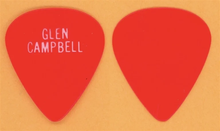 Glen Campbell Johnny Cash Elivs Vintage Guitar Pick - 1970s Show