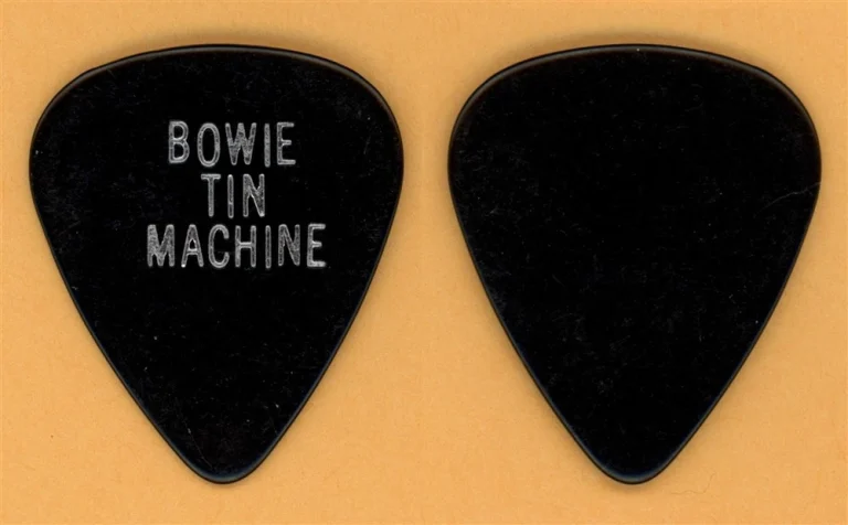 Tin Machine David Bowie Vintage Guitar Pick - 1989 Tin Machine Tour