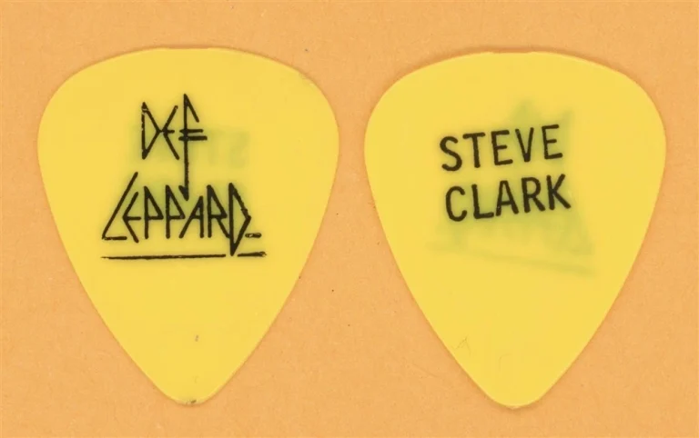 Def Leppard Steve Clark Vintage Guitar Pick - 1989 Hysteria Tour