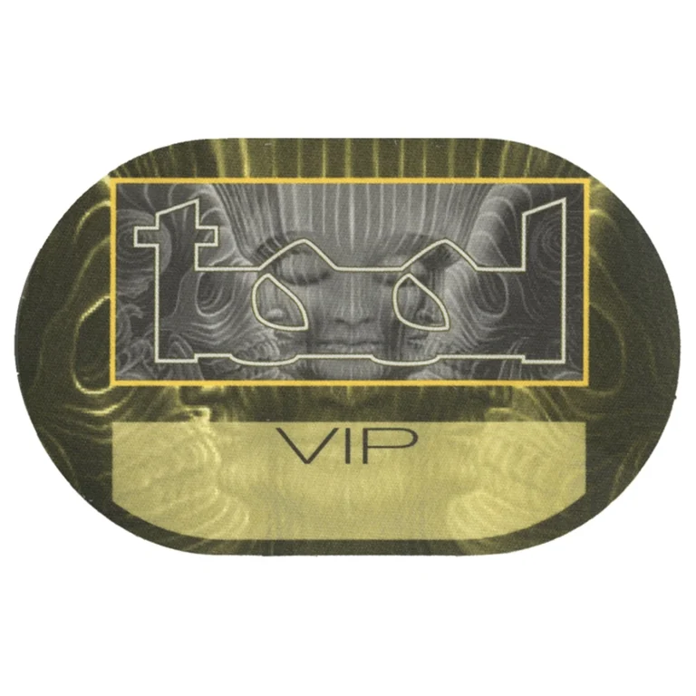 Tool 2002 Lateralus Concert Tour VIP Backstage Pass