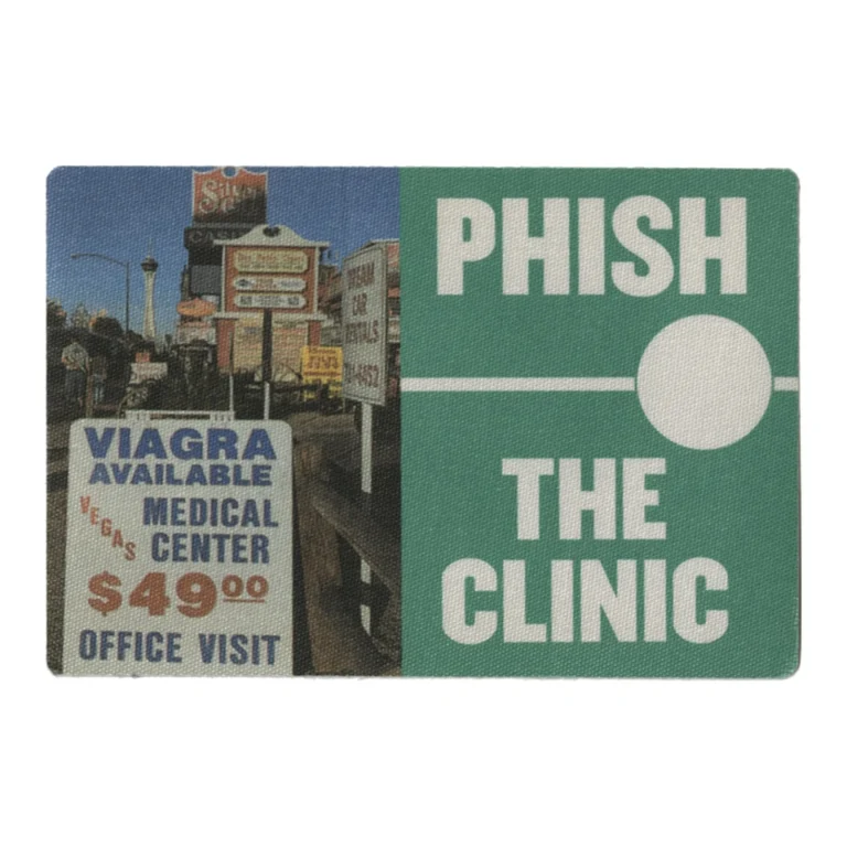 Phish 2000 Farmhouse Concert Tour The Clinic Backstage Pass