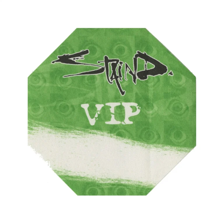 Staind 2003 14 Shades of Grey Concert Tour VIP Backstage Pass