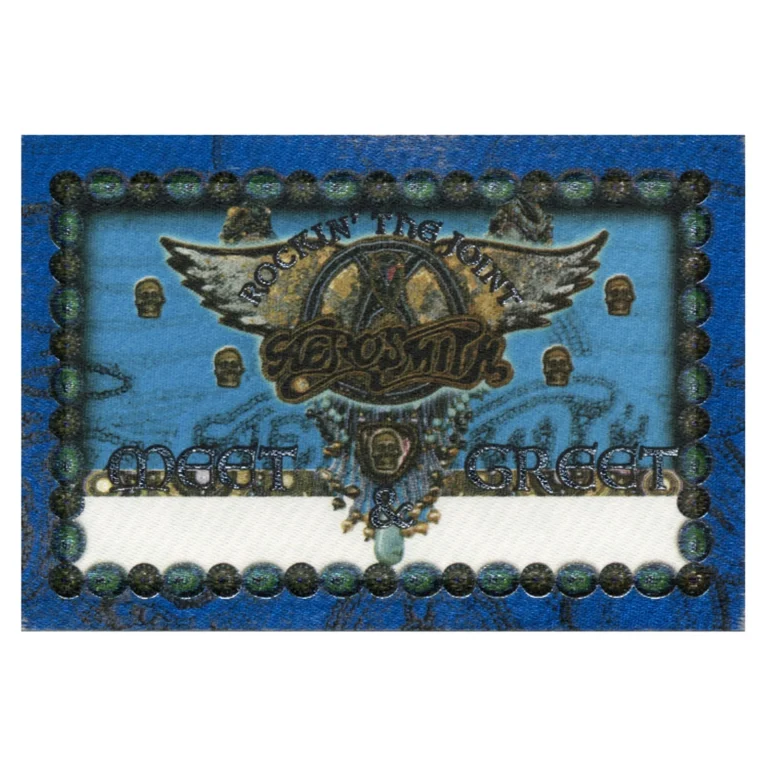 Aerosmith 2005 Rockin the Joint Concert Tour Meet & Greet Backstage Pass