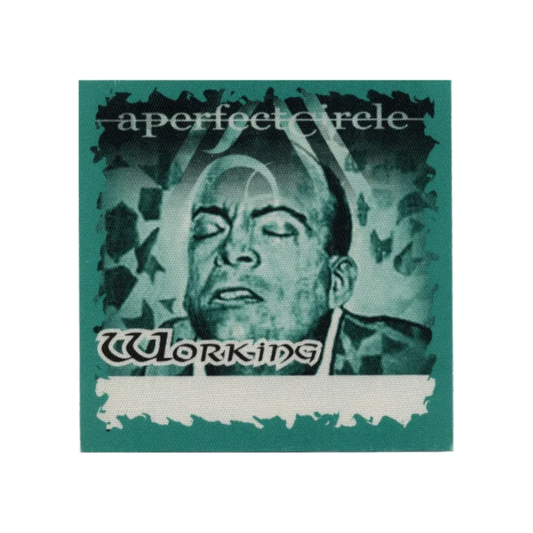 A Perfect Circle 2001 Mer de Noms Concert Tour Working Backstage Pass