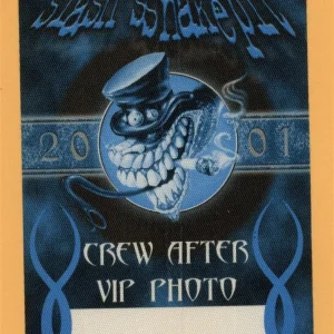 Slash's Snakepit 2001 Guns N Roses Concert Tour VIP Backstage Pass