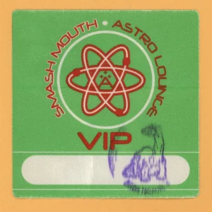 Smash Mouth 1999 Astro Lounge Concert Tour VIP Backstage Pass