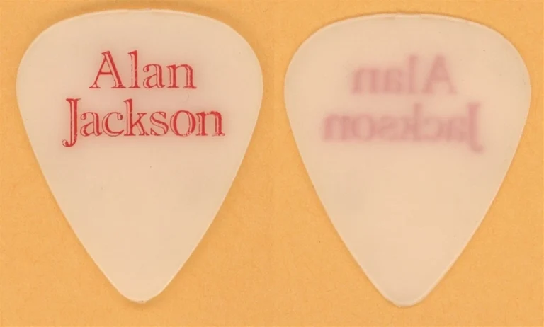 Alan Jackson Original Signature Guitar Pick - 1993 Tour