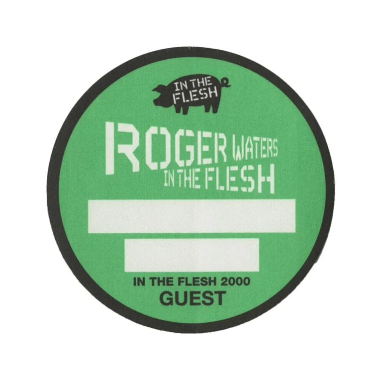Roger Waters 2000 In the Flesh Concert Tour Guest Backstage Pass