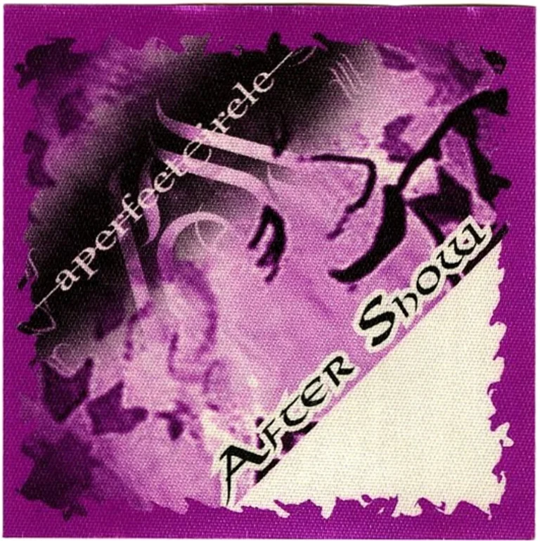 A Perfect Circle 2001 Mer de Noms Concert Tour Aftershow Backstage Pass