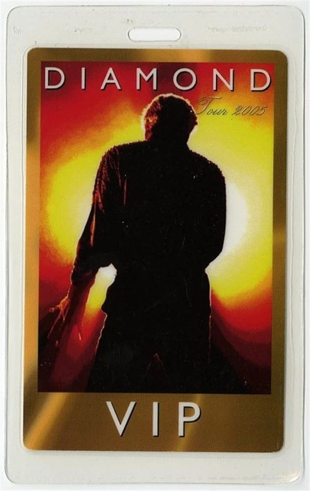 Neil Diamond 2005 12 Songs Concert Tour VIP Laminated Backstage Pass