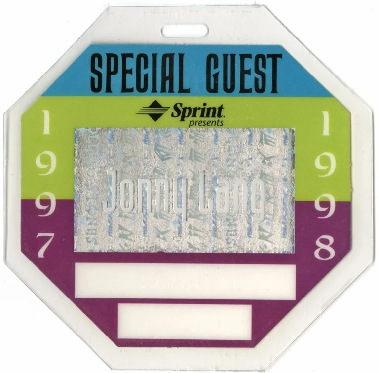 Rolling Stones 1997 Laminated Backstage Pass Bridges to Babylon Tour