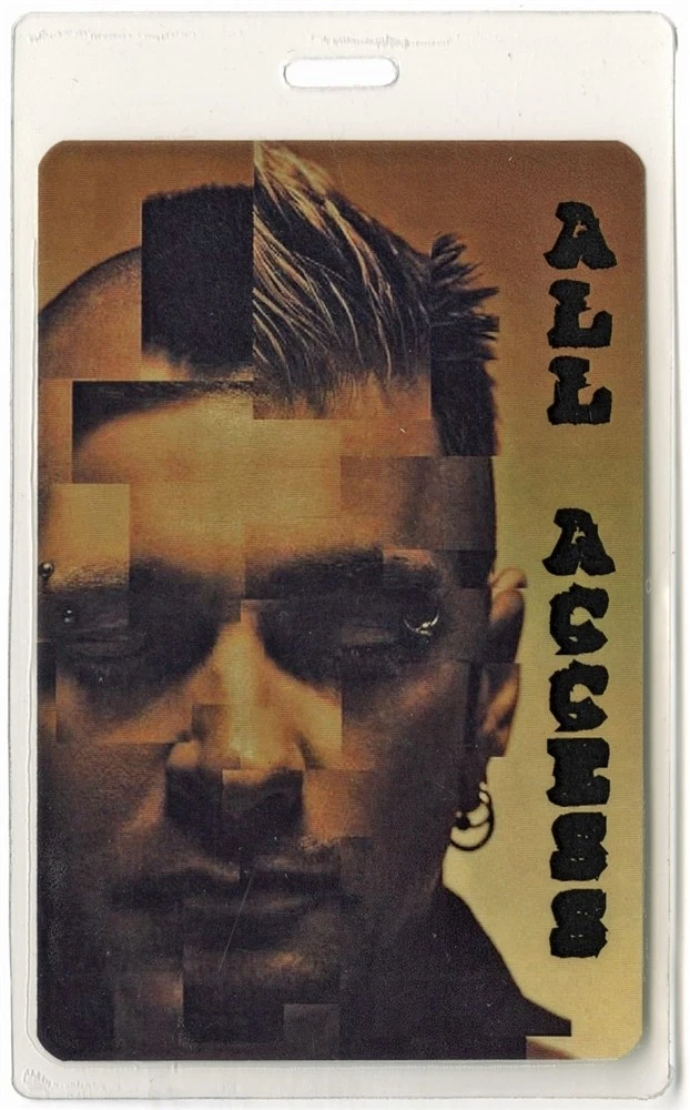 Staind 2001 Laminated Backstage Pass Break the Cycle Tour Aaron Lewis