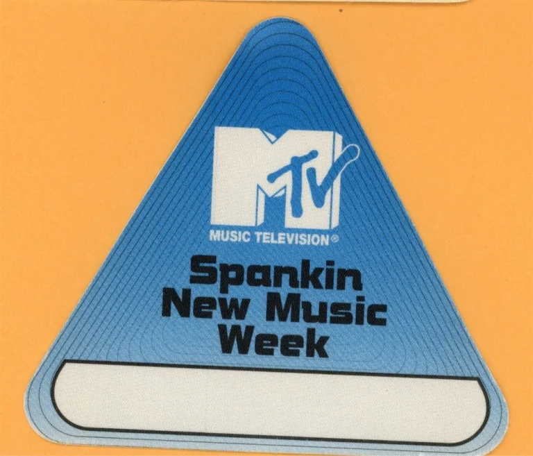 MTV Satin Music Tour Vintage Backstage Pass - VMA