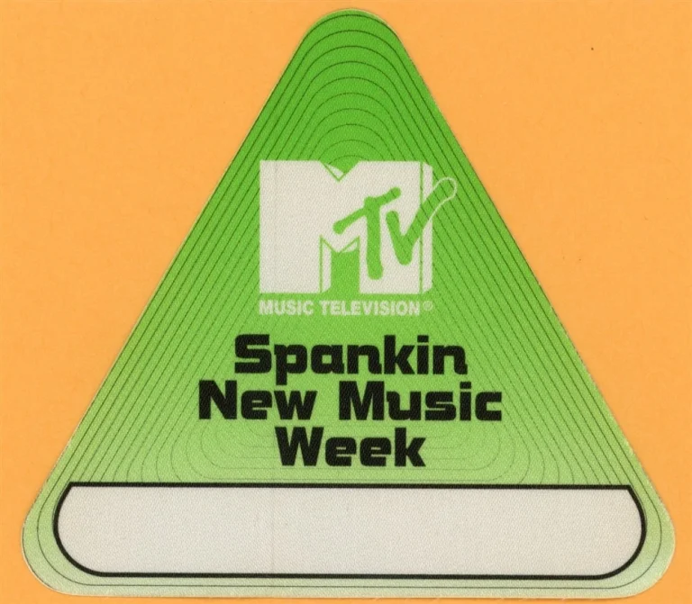 MTV Satin Music Tour Vintage Backstage Pass - VMA