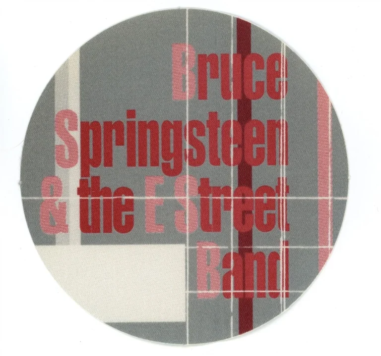 Bruce Springsteen 1997 Concert Tour Guest Backstage Pass