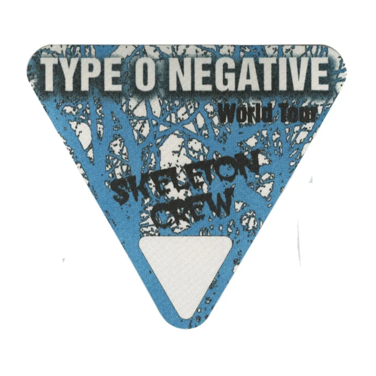 Type O Negative 1996 October Rust Concert Tour Skeleton Crew Backstage Pass