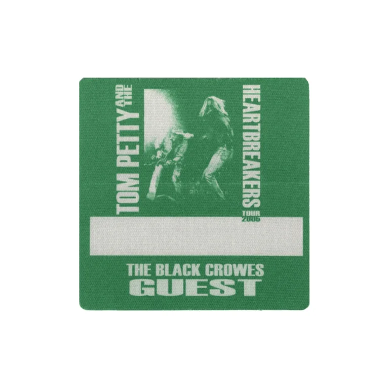 Tom Petty 2005 w/ The Black Crowes Concert Tour Guest Backstage Pass