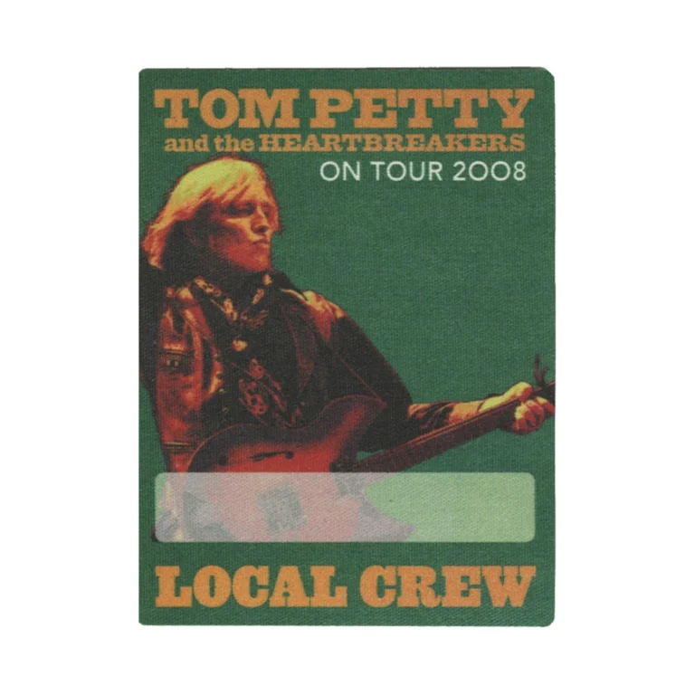 Tom Petty 2008 Concert Tour Local Crew Backstage Pass