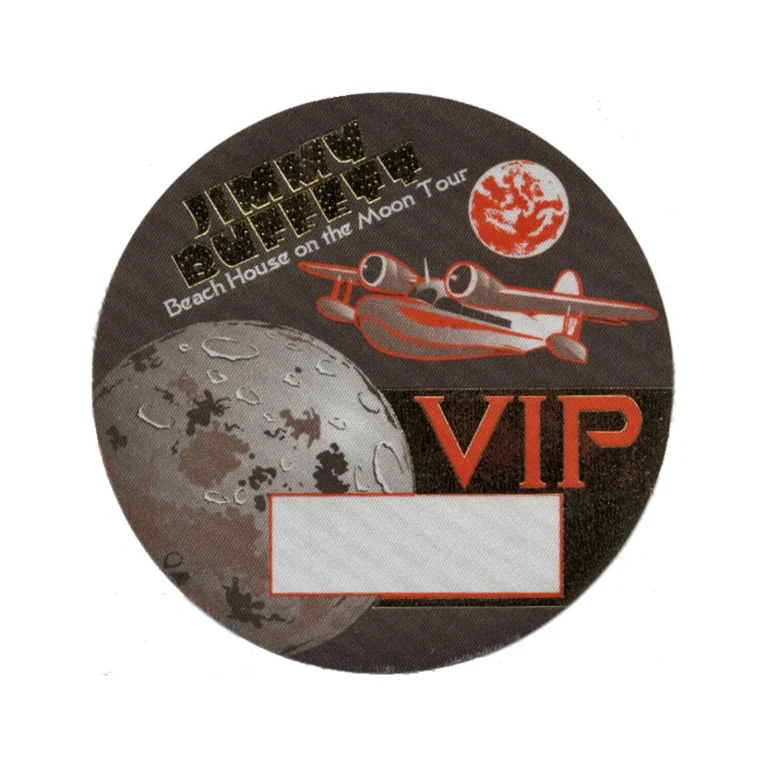 Jimmy Buffett 1999 Beach House on the Moon Concert Tour VIP Backstage Pass
