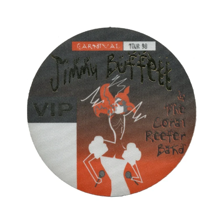 Jimmy Buffett 1998 Don't Stop the Carnival Concert Tour VIP Backstage Pass