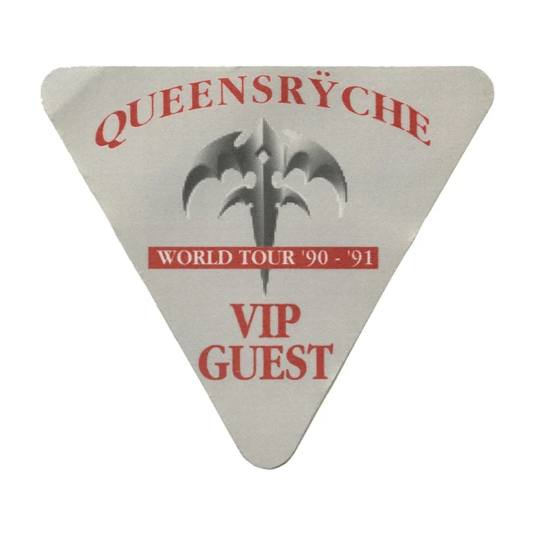 Queensryche 1990 Empire Concert Tour VIP Backstage Pass