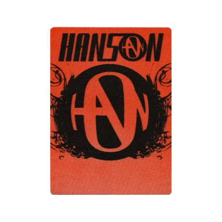 Hanson 1996 MMMBop Concert Tour Staff Backstage Pass