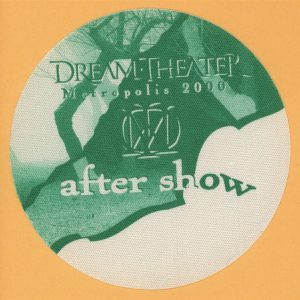Dream Theater 2000 Metropolis Concert Tour AFTER SHOW Backstage Pass