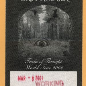 Dream Theater 2004 Train of Thought Concert Tour WORKING Backstage Pass