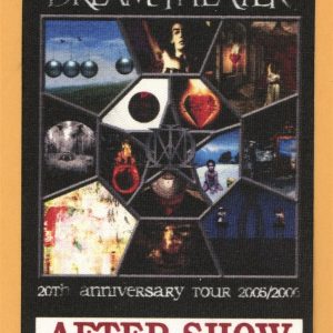 Dream Theater 2005 20th Anniversary Concert Tour AFTER SHOW Backstage Pass