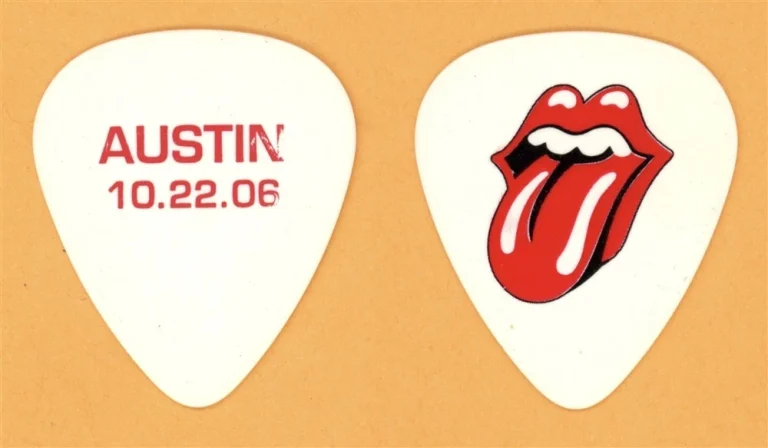 Rolling Stones Keith Richards Vintage Guitar Pick - 2006 US Tour - STAGE USED
