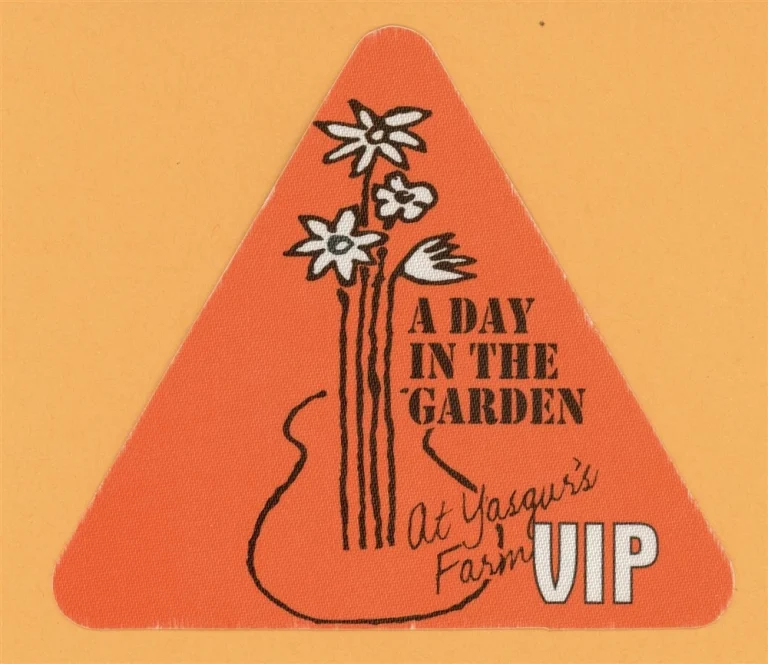 Joni Mitchell 1998 Day In The Garden Concert Tour VIP Backstage Pass