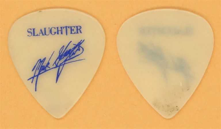 Slaughter Mark Slaughter Vintage Guitar Pick - 1990 Stick It to Ya Tour