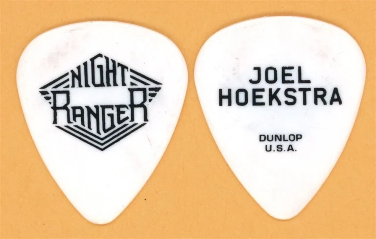 Night Ranger Joel Hoekstra Vintage Guitar Pick - 2009 US Tour