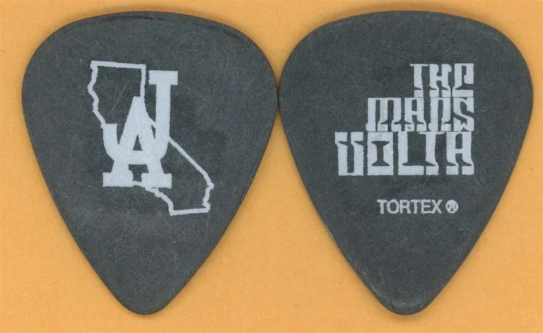 Mars Volta Juan Alderete Vintage Guitar Pick - 2008 Goliath Tour