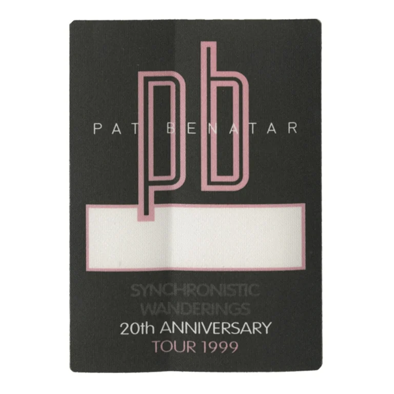 Pat Benatar 1999 20th Anniversary Concert Tour All Access Backstage Pass