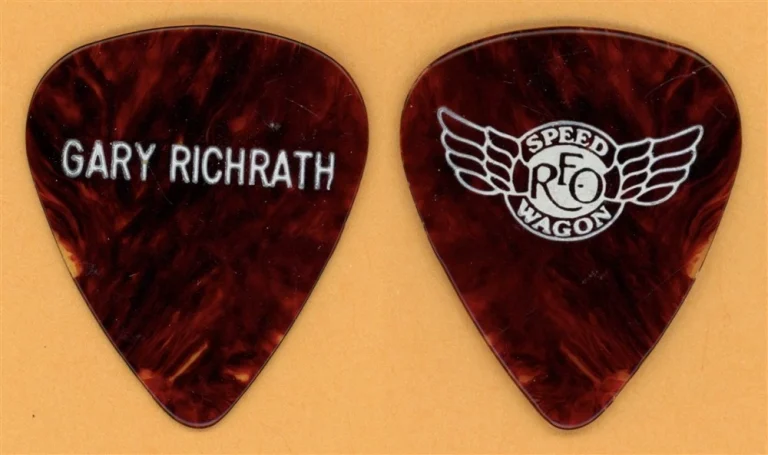 REO Speedwagon Gary Richrath 1st Custom Vintage Guitar Pick - 1985 Tour
