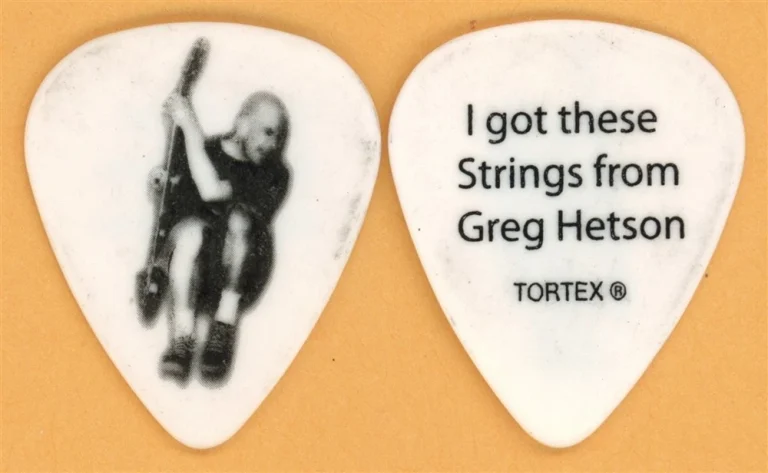 Bad Religion Greg Hetson Vintage Guitar Pick - 2009 New Maps of Hell Tour