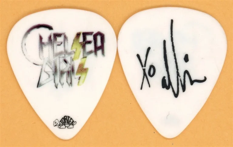 Chelsea Girls Allison Robertson Vintage Guitar Pick - 2010 US Tour