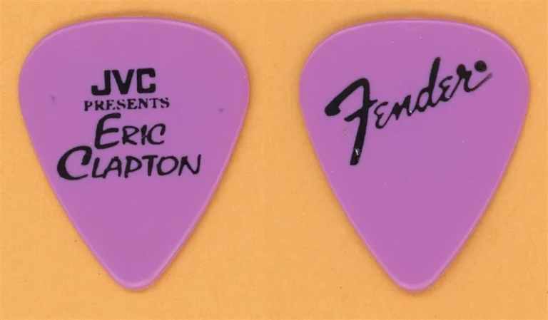 Eric Clapton Vintage Tour Guitar Pick - 1990 JVC PROMO