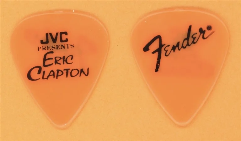 Eric Clapton Vintage Tour Guitar Pick - 1990 JVC PROMO