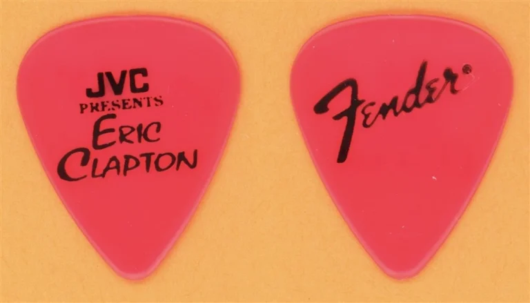 Eric Clapton Vintage Tour Guitar Pick - 1990 JVC PROMO