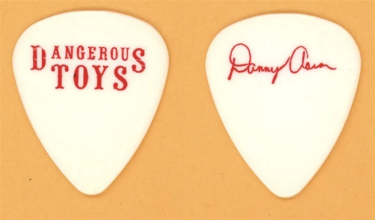 Dangerous Toys Danny Aaron Vintage Guitar Pick - 1989 US Tour