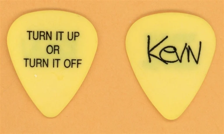 Drivin N Cryin Kevin Kinney Vintage Guitar Pick - 1991 Fly Me Courageous Tour